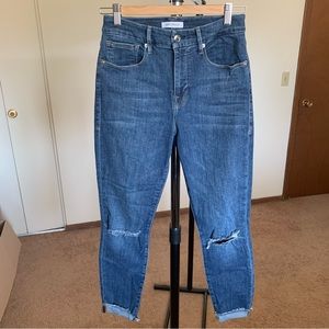Good American Good Legs Crop Jeans 27
